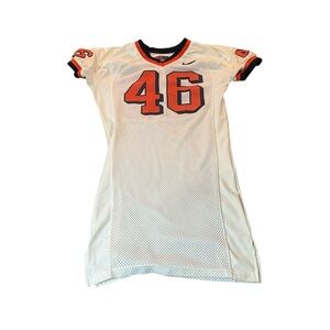 Nike Men Team Issued Syracuse Orange Football Game Jersey Sz 48
